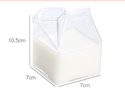 Heat-Resistant Glass Milk Container