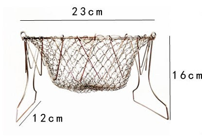Stainless Steel Folding Fry Basket