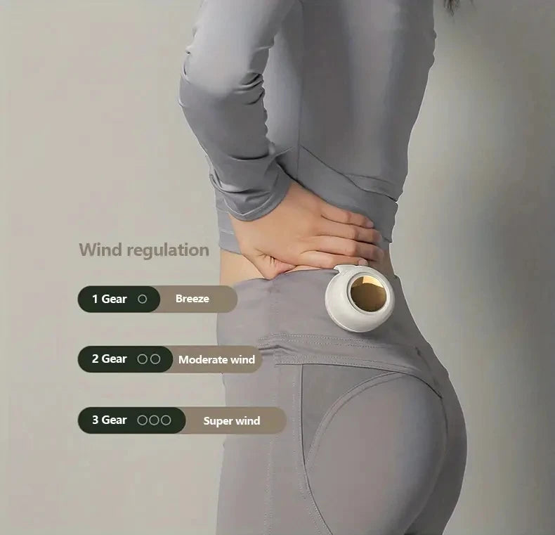 Rechargeable Mini Bladless Waist Fan