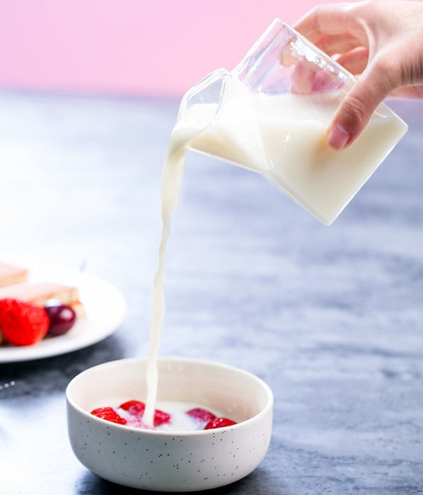 Heat-Resistant Glass Milk Container