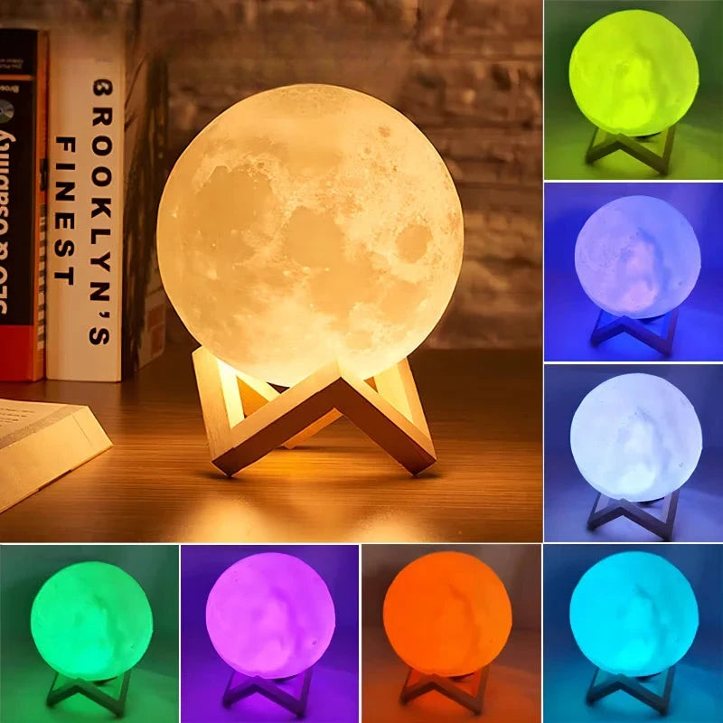 Touch Control Moon Night Light