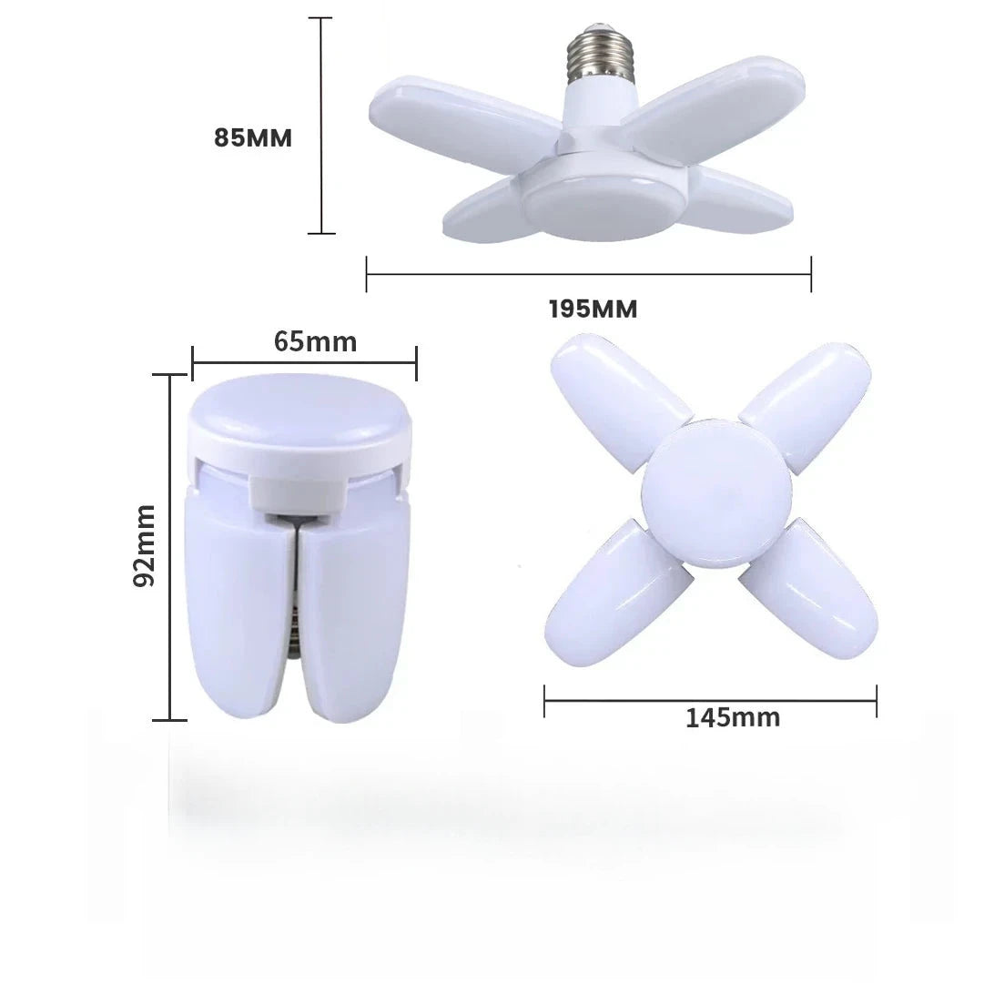 Fan-Shaped Deformable LED Bulb