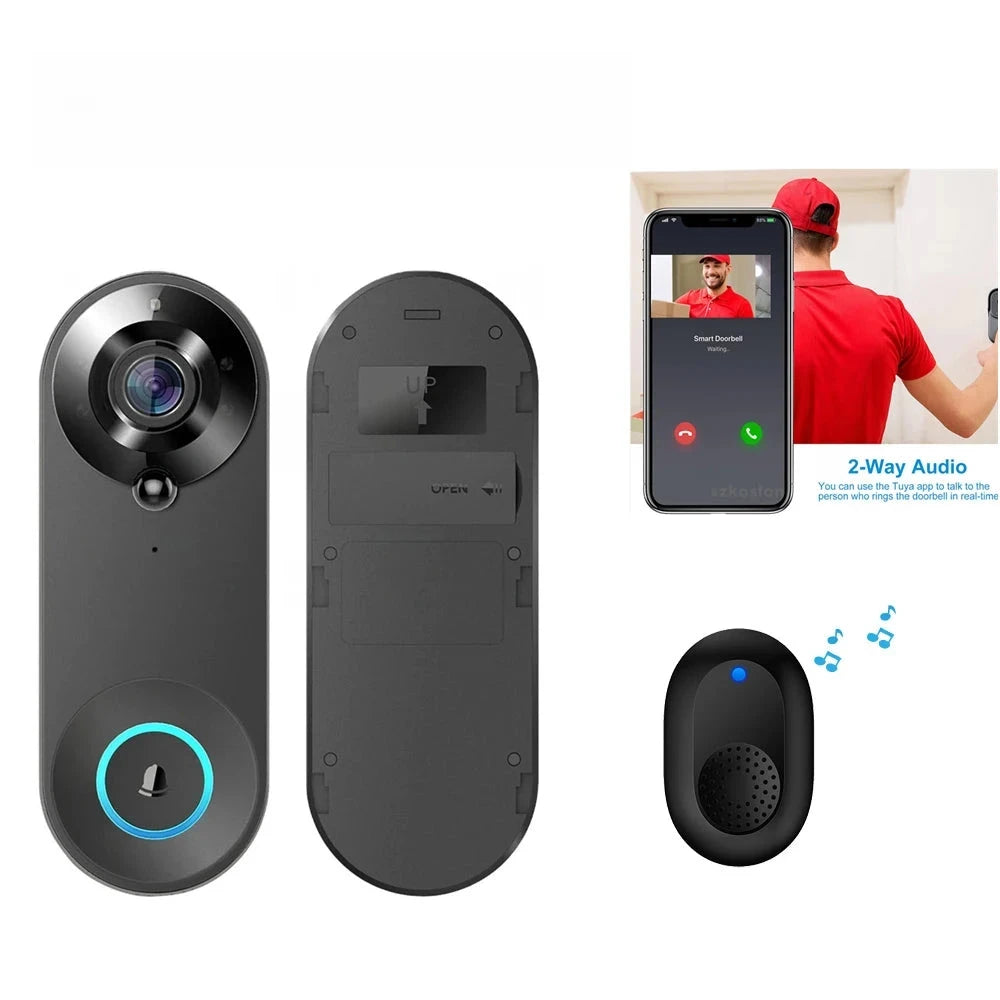 Wireless Video Doorbell with Motion Detection