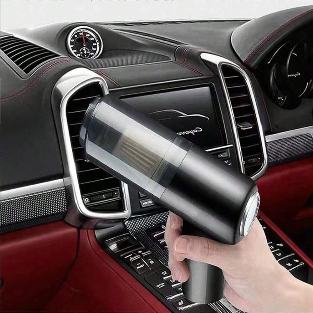 3-in-1 Mini Vacuum Cleaner – USB Rechargeable Handheld for Car & Home