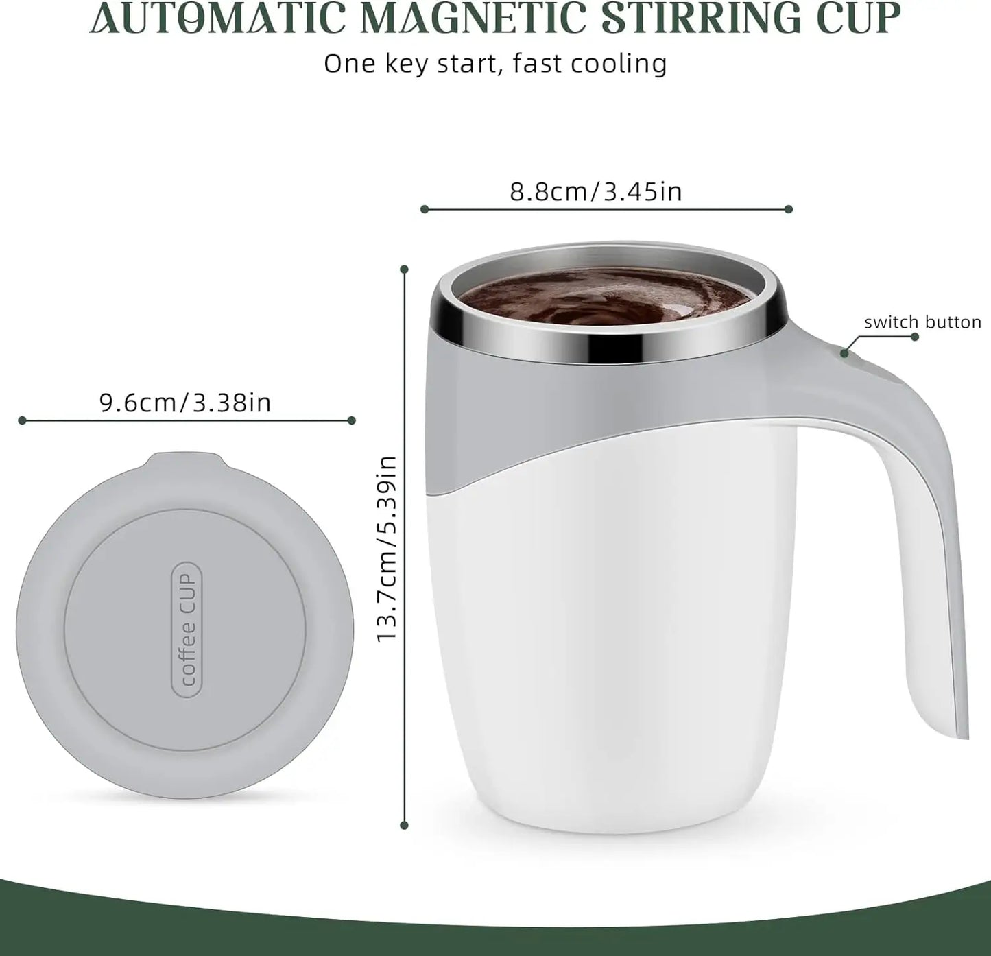 Automatic Magnetic Stirring Mug