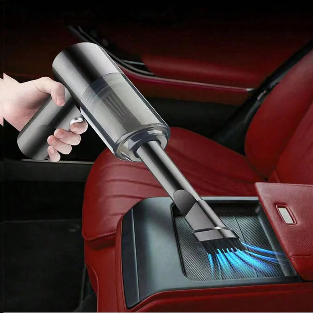 3-in-1 Mini Vacuum Cleaner – USB Rechargeable Handheld for Car & Home