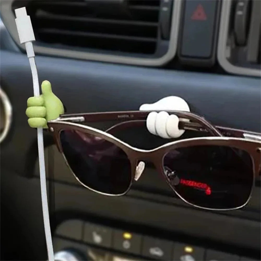 Hand-Formed Glasses & Cable Organizer
